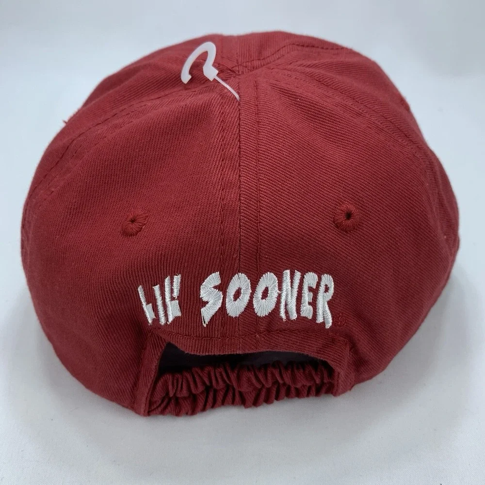 Lil' Sooner OU Hat INFANT Baby Oklahoma Stretch Fit Cotton Baseball Cap TOW